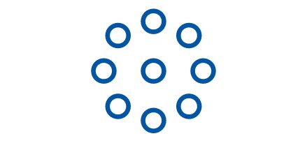 Icon of 9 circles